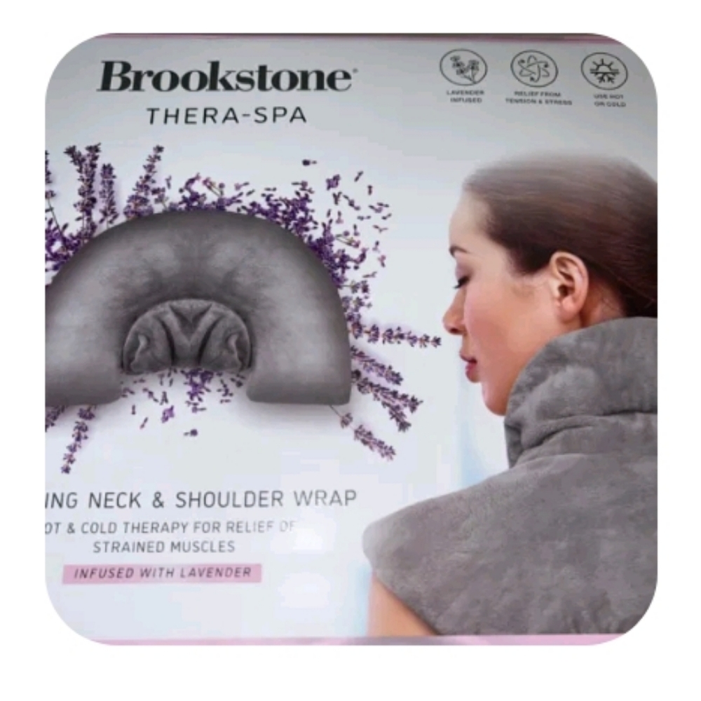 Brookstoe Thera-Spa Warming Neck and Shoulder Wrap